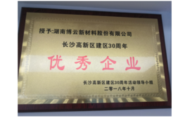 2018年长沙高新区建区30周年“优秀企业”